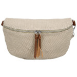 Trendy dámská textilní ledvinka Ayana, béžový