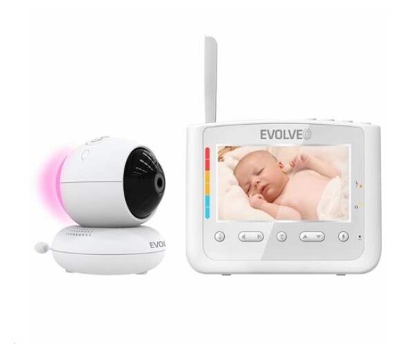 EVOLVEO dětská chůvička s nočním světlem a otočnou kamerou NL4 EDF_546853