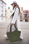 Nákupní taška přes rameno Reisenthel Shopper M Cord dark matcha