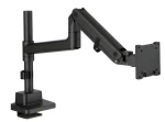 Digitus černá / Držák pro jeden monitor / do 57" / VESA 75x75, 100x100 / nosnost 27 kg / plynová pružina (DA-90475)