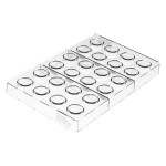 Silikomart polykarbonátová forma na čokoládu Dome 01-P