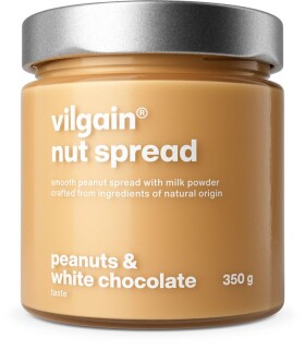 Vilgain Nut Spread – Arašídy s bílou čokoládou 350 g