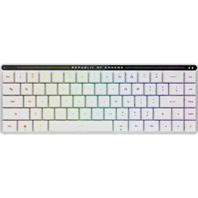 ASUS ROG Falchion RX Low Profile bílá / Bezdrátová herní klávesnice / mechanická / RX Low Profile / RGB / BT RF USB (4711387334409)
