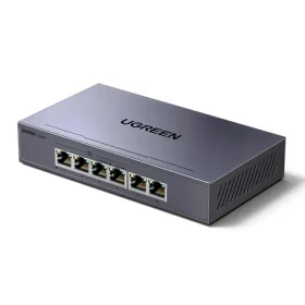 Ugreen Switch 6-Port PoE šedá / Switch / 6x Gigabit Ethernet / PoE