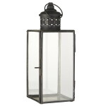 Ib Laursen Lucerna Filigran in Top, černá barva, čirá barva, sklo, kov