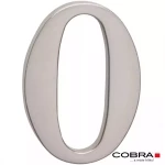 Cislo 3D nikl matny 0 - 10 cm