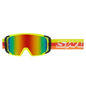 Swaps Scrub V2 motokrosové brýle žluté/černé/iridium-červené