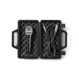 Nedis Kabelový mikrofon černá / Kardioid / dynamický / 5.00 m / 50 Hz - 15 kHz / 600 Ohm / -72 dB / Vypínač (MPWD50CBK)