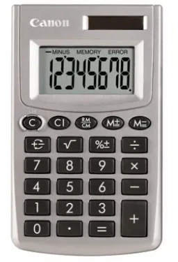 Canon LS-270L stříbrná / Kalkulačka / 8místná / LCD / duální napájení (6649C001)