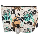 Módní dámské kombinované psaníčko Voguet Wild, tyrkysová