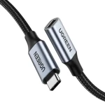 UGREEN US372 Kabel USB-C 3.1 Gen2 (M) - USB-C 3.1 Gen2 (F) 1m černá / 100W / 4K (6957303832057)