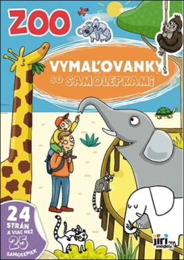 Vymaľovanky so samolepkami Zoo