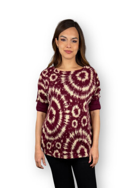 HOSH Dámský top Orbit Velikost: UNI, Barva: Vínová