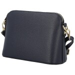 Módní dámská kožená crossbody kabelka Jurina, tmavě modrá