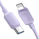 Joyroom Multi-Color Series A14 Nabíjecí kabel USB-C (M) - Lightning (M) 20W 1.2m fialová (6956116748500)