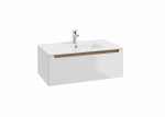 Koupelnová skříňka pod umyvadlo Naturel Stilla 80x30x45 cm bílá STILLAD08005 STILLAD08005