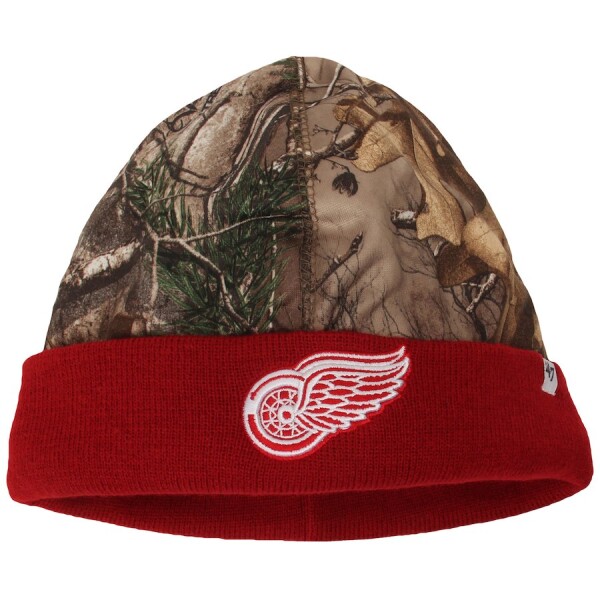 47 Brand Pánská Zimní Čepice Detroit Red Wings Real Tree Foxden