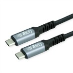 Delock USB 2.0 prodlužovací kabel plochý zahnutý [1x USB 2.0 zástrčka A - 1x USB 2.0 zásuvka A] 1.00 m černá oboustranně zapoji