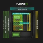EVOLVEO Xenon černá / PC skříň / Midi Tower / ATX/mATX/Mini ITX / 4x ARGB / temperované sklo (XENON-BK-4)