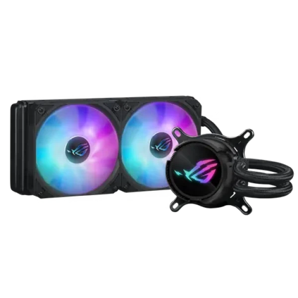 ASUS STRIX LC III 240 ARGB černá / 2x 120mm / 36 dB @ 2200 RPM / 70.38 CFM / AMD + Intel (90RC00S1-M0UAY0)