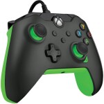 PDP Wired Controller - Neon Black zelená / Herní ovladač / drátový / USB / 2.4m / Xbox Series X/S Xbox One PC (049-012-GG)