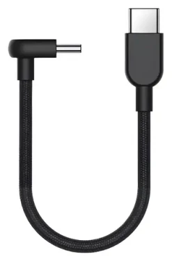Xiaomi USB-C to USB-C opletený kabel 10cm tmavě šedá / Datový kabel / 60W / 3A / 20V (73615)
