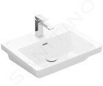 VILLEROY & BOCH - Subway 3.0 Umyvadlo 550x440 mm, s přepadem, otvor pro baterii, alpská bílá 4A705501