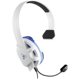Turtle Beach Recon Chat Gaming Sluchátka Over Ear kabelová mono bílá, modrá, černá Potlačení hluku regulace hlasitosti, Vypnutí zvuku mikrofonu