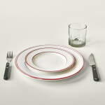 Nicolas Vahé Sada příborů z nerezové oceli Steak Green – set 8 ks, zelená barva, dřevo, kov