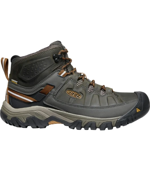 KEEN Targhee III MID WP Men Pánské trekové boty black olive/golden brown 46 KEN1204145902SC