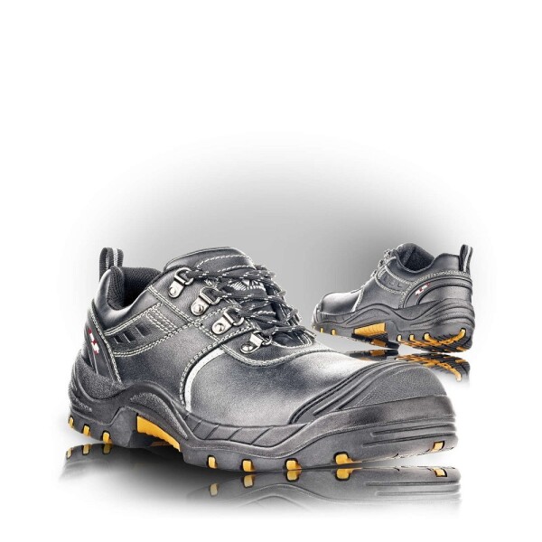 Polobotka ANDORRA 2315-S3 pracovní bezpečnostní celokožená, ocelová tužinka + planžeta 44 černá