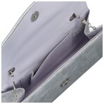 Módní dámské psaníčko Michelle Moon Ziara, stříbrné