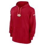 Nike Pánská mikina San Francisco 49ers NFL 2024 On-Field Sideline Jersey Hoodie Velikost: S