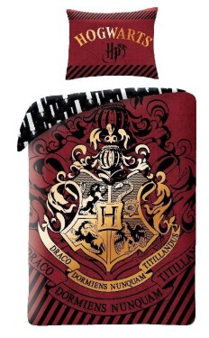 Halantex Bavlněné povlečení Harry Potter burgund 140x200 cm