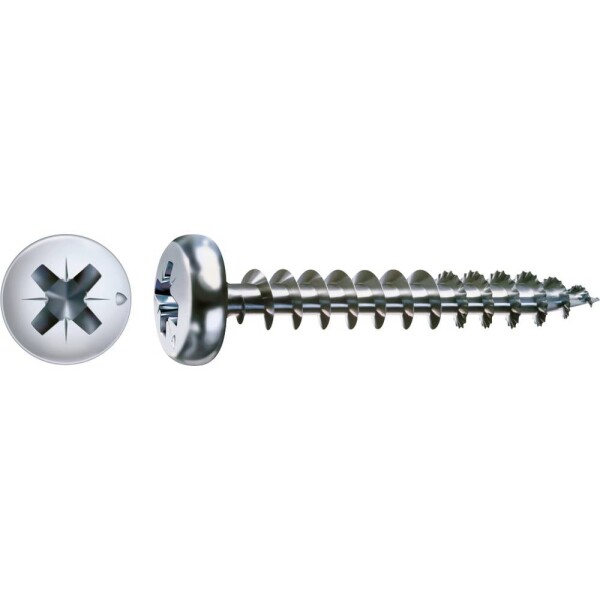 SPAX 0231010300105 půlkulaté šrouby 3 mm 10 mm křížová drážka Pozidriv ocel 1000 ks