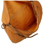 Trendy dámská textilní ledvinka Lena, oranžová