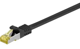 MicroConnect CAT7 S/FTP Patch Cord 0.5m černá / LSZH (SFTP7005S)