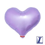 Balónek srdce světle fialové metalické 45 cm Balónek srdce světle fialové metalické 45 cm