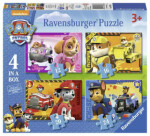 Ravensburger 070336 PAW psí patrola 4v1 12,16,20,24 dílků