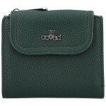 Trendy dámská mini koženková peněženka Coveri Bobbi, tmavě zelená