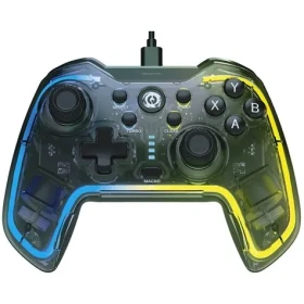 CANYON Drátový gamepad GP-2 RGB 4v1 (Nintendo Switch Android TV PC PS3) průhledný (CND-GP02)