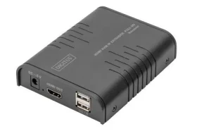 Digitus DS-55530 černá / HDMI KVM IP extender přijímač / Full HD 1080p60Hz / Cat5e / dosah 120 m (DS-55530)