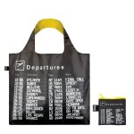 Skládací nákupní taška LOQI AIRPORT Arrivals