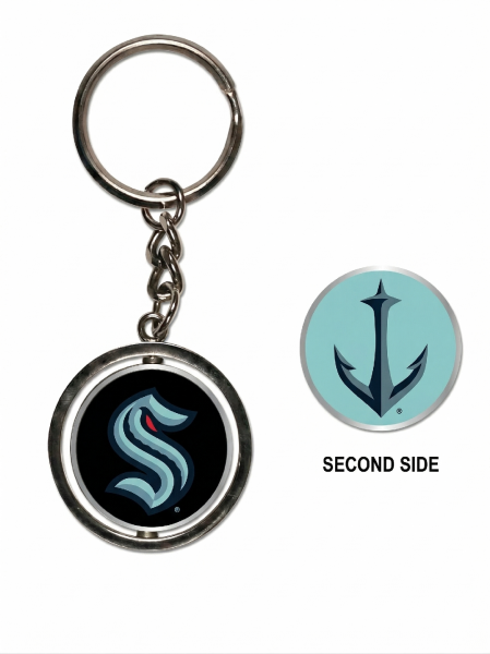 Wincraft Přívěšek Seattle Kraken NHL Spinner Key Ring WI_20228220