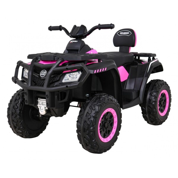 Mamido Dětská elektrická čtyřkolka XT-Speed 4x80W 24V růžová