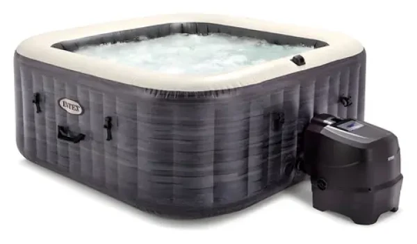 Pure Spa Greystone Deluxe Bubble Spa 4 NP / Vířivý bazén / nafukovací / pro 4 osoby / Wi-Fi