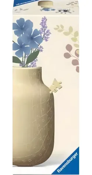 RAVENSBURGER Puzzle Moderní váza: Krémově žlutá