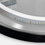 REA Zrcadlo LED OVL 50x100cm Black HOM-02505