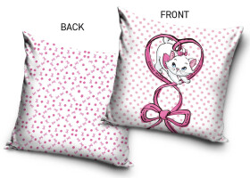 Povlak na polštářek Aristokočky Kočička Marie s Mašličkou