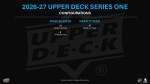 Hokejové karty NHL 2026-27 Upper Deck Series 1 Hockey Blaster Box